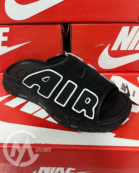 Nike Air UPTEMPO Chanclas - Negras