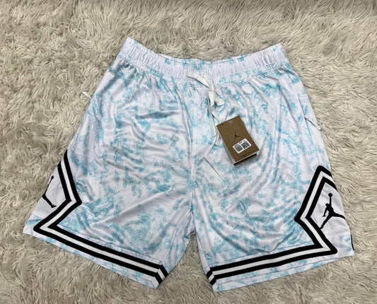 Short Jordan Diamond - Diseño Celeste y Blanco
