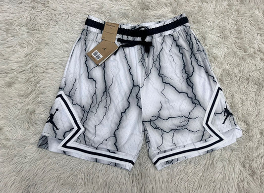 Short Jordan Diamond - Diseño Rayos Gris