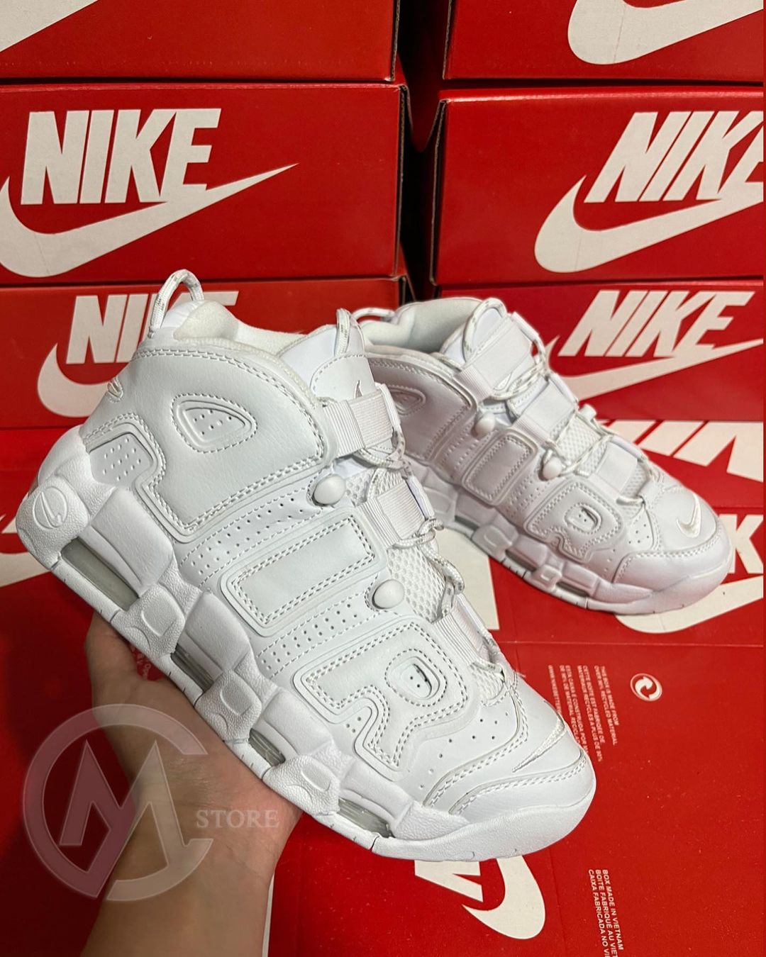 Nike Air UPTEMPO - Blancas