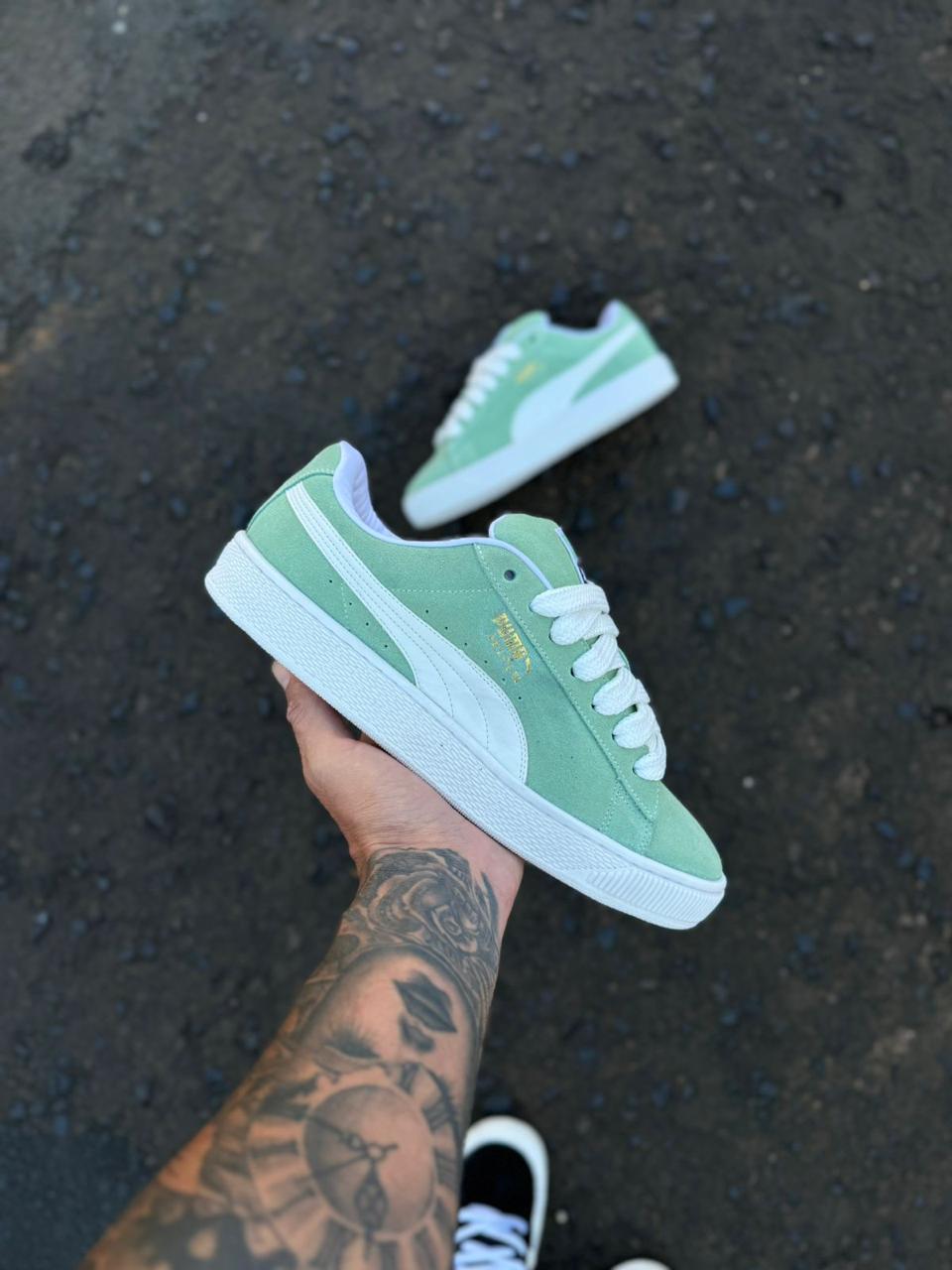 PUMA Suede XL - Verde agua