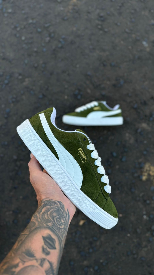 PUMA Suede XL - Verde Oscuro