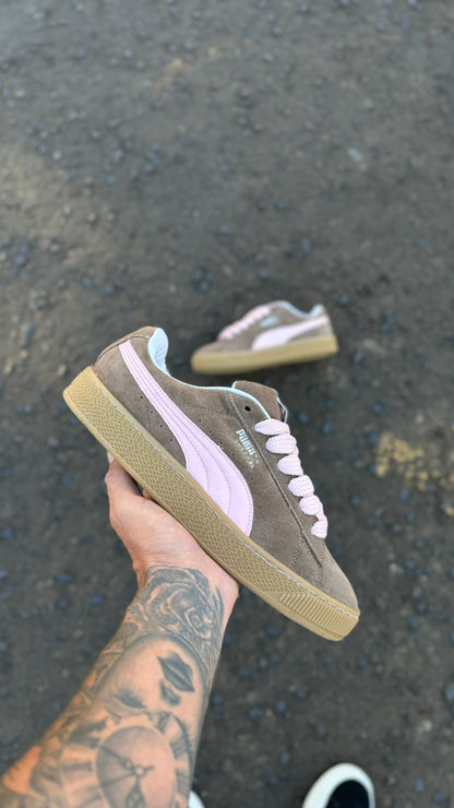 PUMA Suede XL - Marrón y Rosado