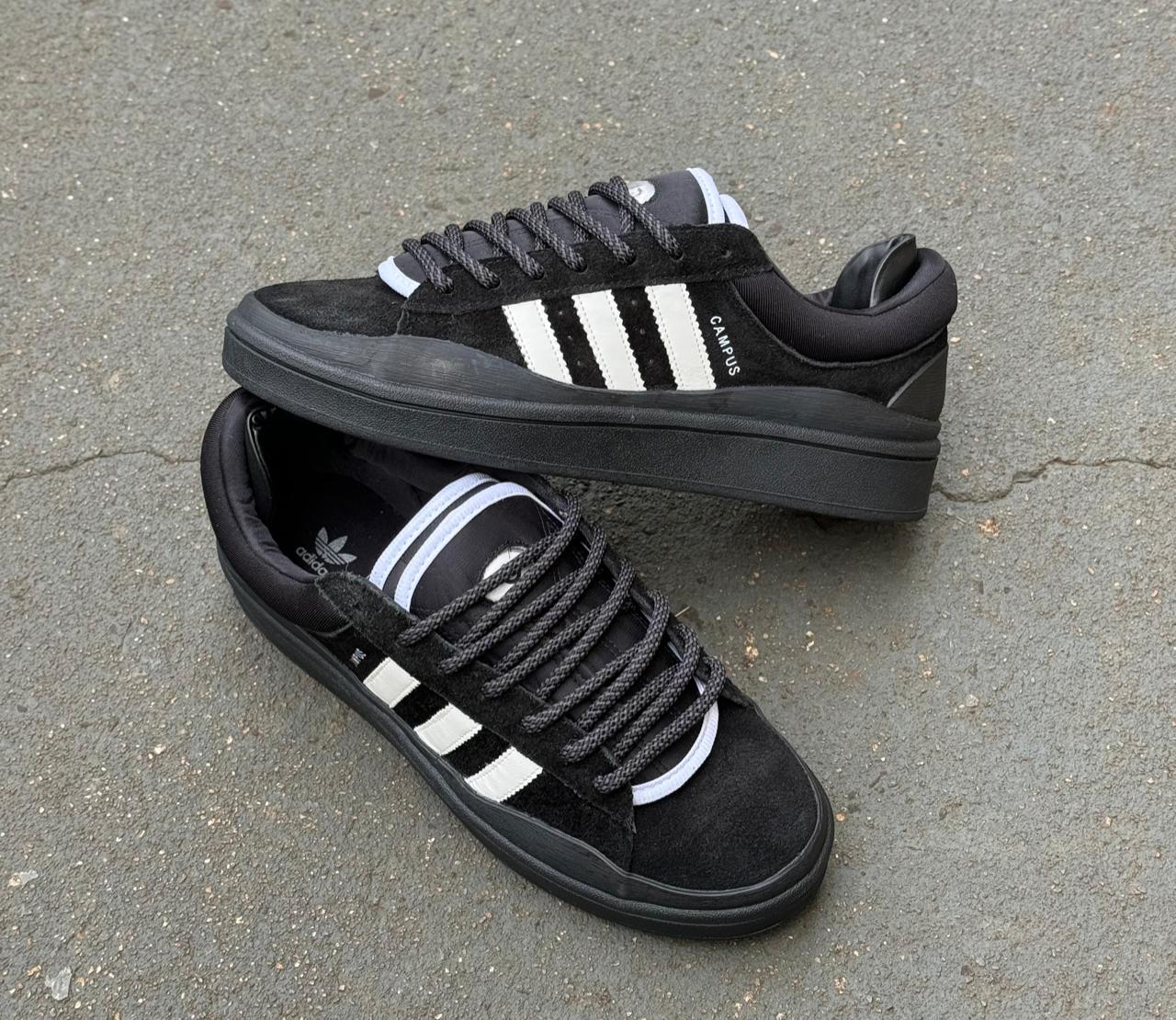 Adidas Campus 00S x BAD BUNNY Negras con blanco