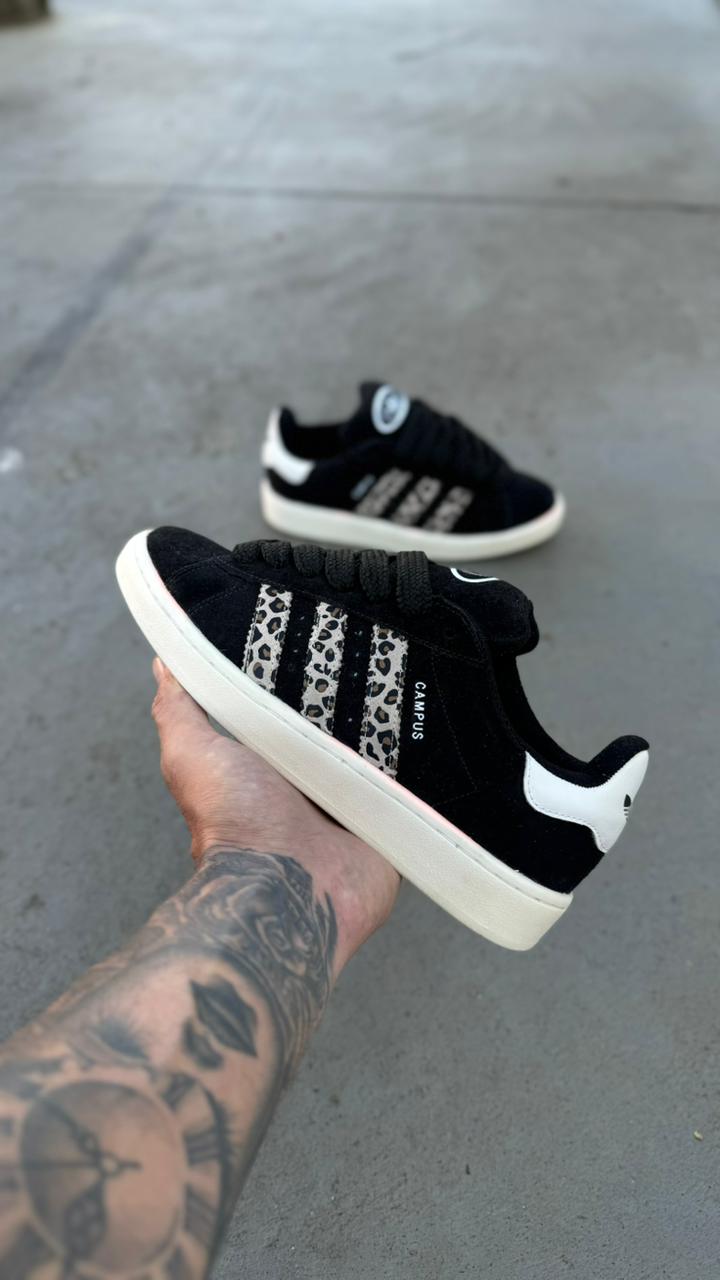 Adidas Campus 00S - Negras animal print