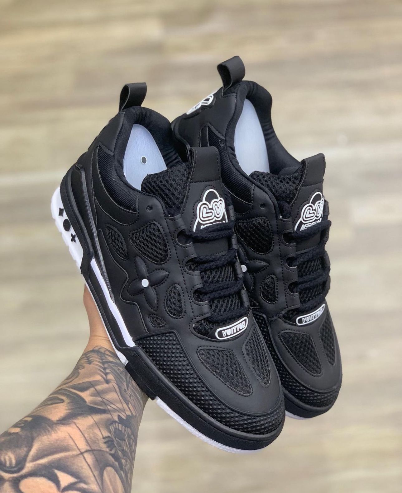 LV Trainer Sneaker - Total Black