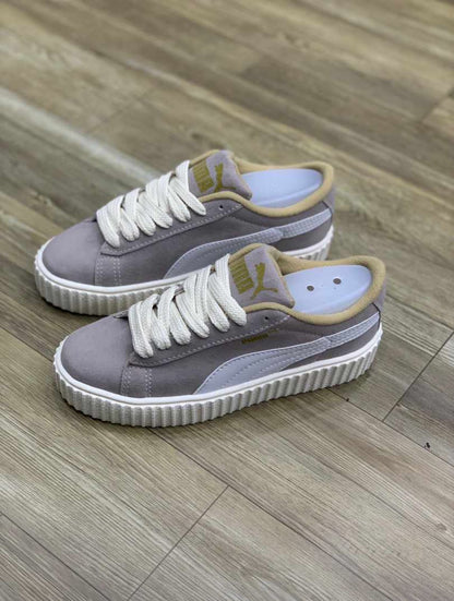 PUMA Suede PLATAFORMA - Gris