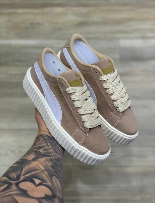 PUMA Suede PLATAFORMA - Beige