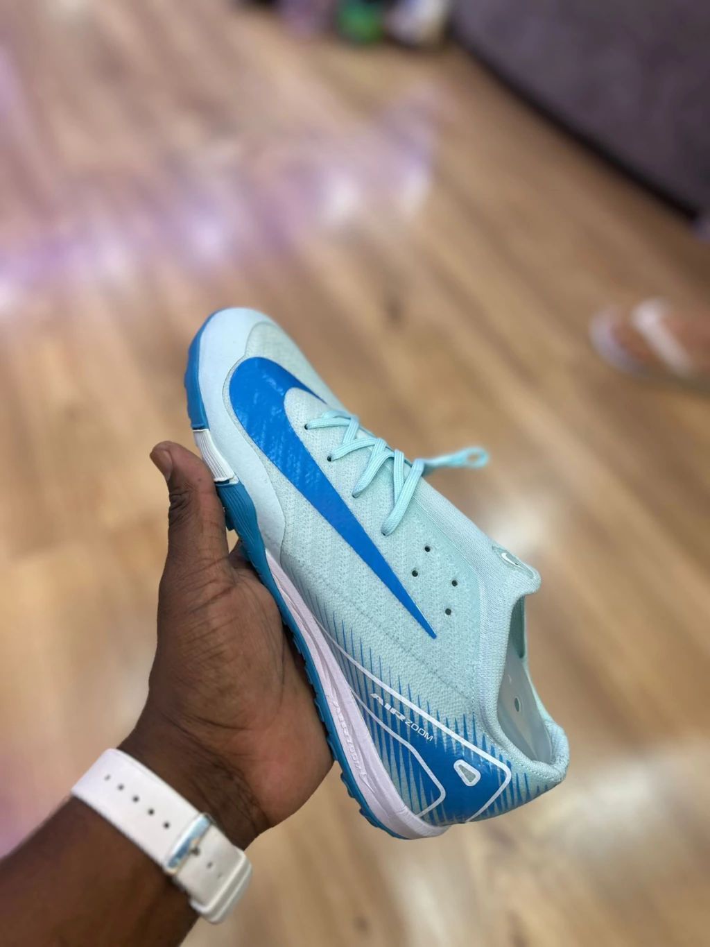 Nike Society Futbol - Celeste y Azul