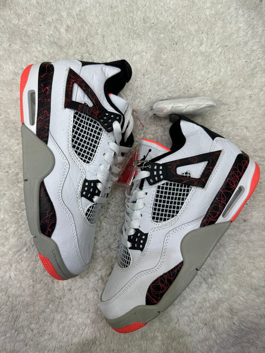 Nike Air Jordan 4 Retro - Gris y Rojo