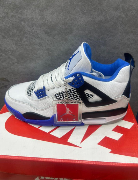 Nike Air Jordan 4 Retro - Blanco y Azul