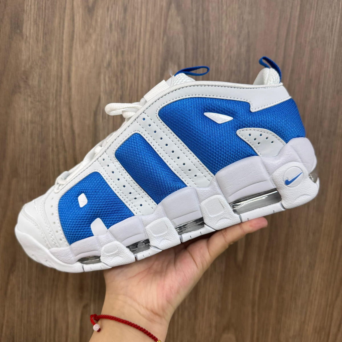 Nike Uptempo Low - Gris y Azul